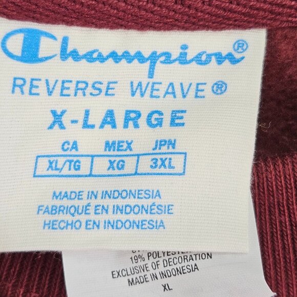NWT Champion Sweatshirt All Over Print Men's Sz XL Reverse Weave $65 Long Sleeve - Picture 3 of 10